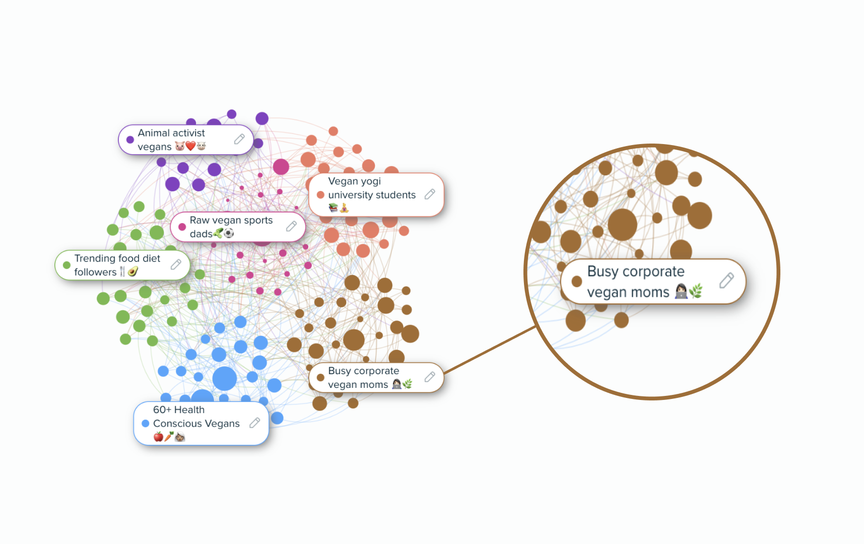 Image - Audiense Insights - audience segments