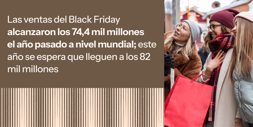 Audiense blog - image with Black Friday data