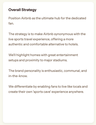 Audiense blog - image - Overall strategy for potential Airbnb campaign for Instagram 