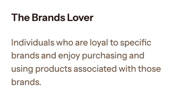 Audiense blog - image - The brands lover segment
