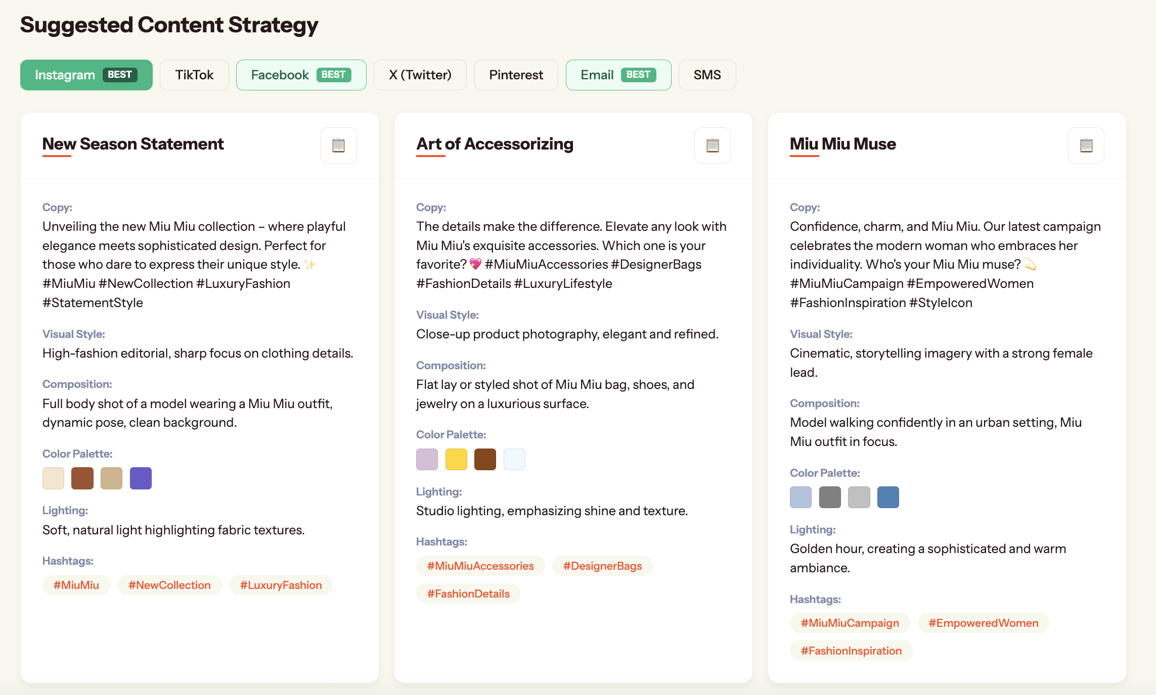 Audiense blog - brand lovers segment - suggested content strategy - Audiense 