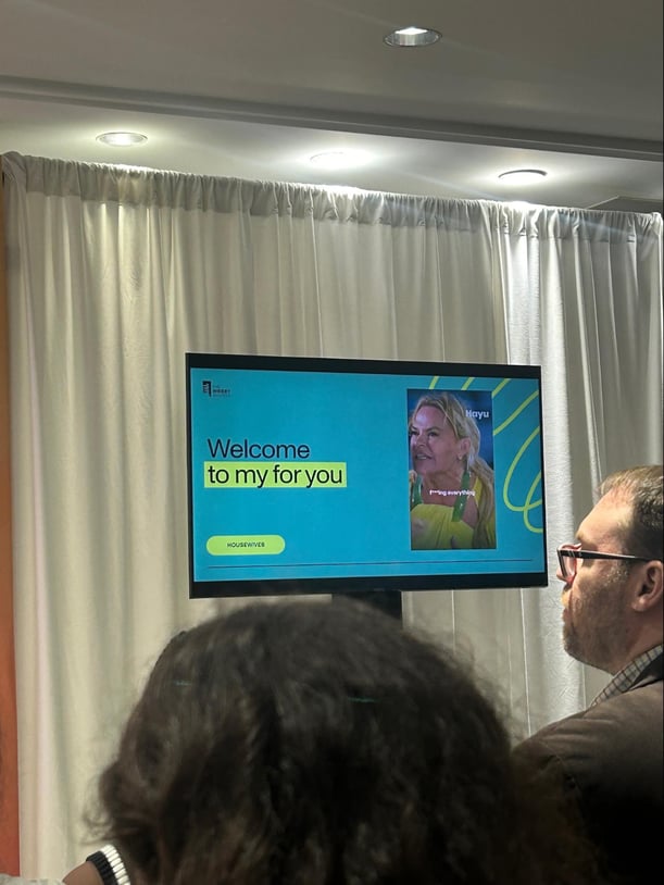 Audiense blog - image - presentación de Nick Borestein - Meltwater Summit