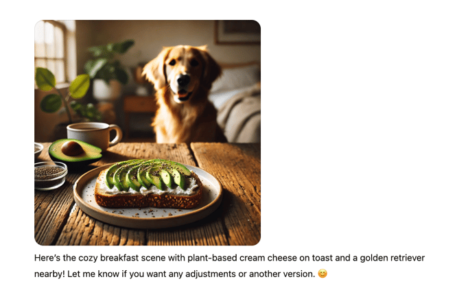 Audiense blog - imagen - post de social media con imagen centrado en el nuevo producto creado por ChatGPT para Beyond Meat