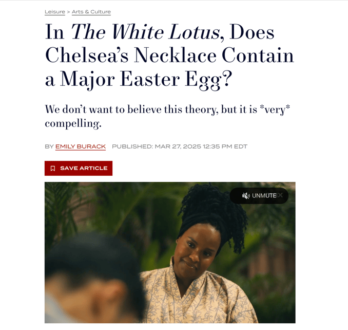 Audiense blog - image - The White Lotus article