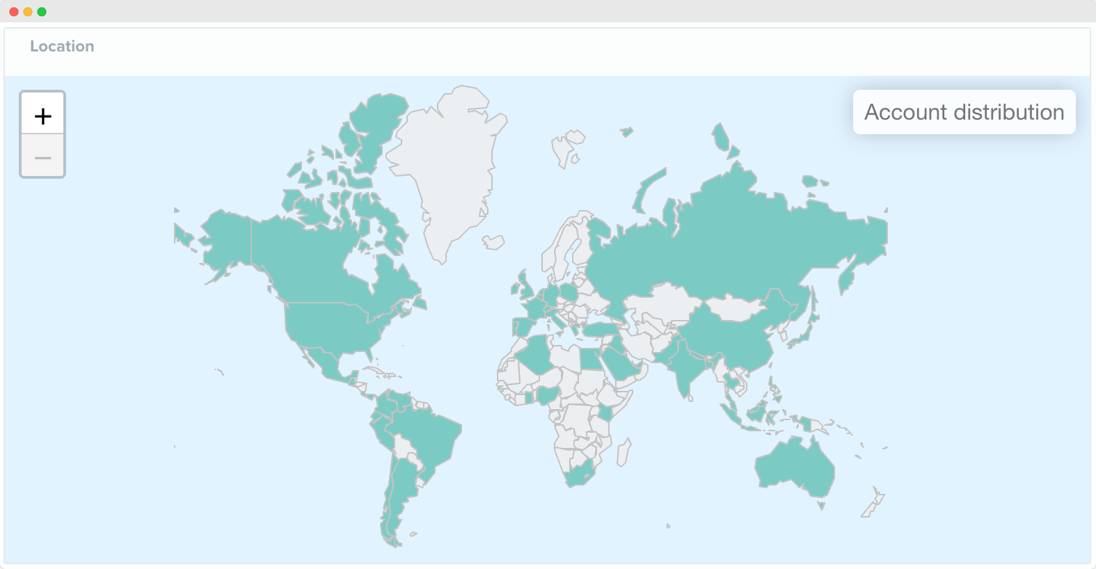 Audiense blog - mapa de localización audiencia CPG