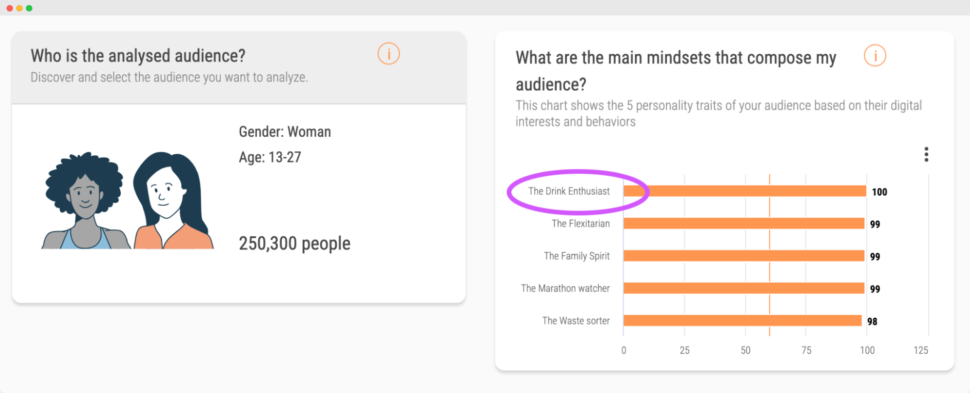 Audiense blog - imagem - mentalidad de la audiencia - dashboard de Soprism