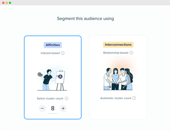 Audiense blog - imagen - tipos de segmentación de audiencias en Audiense Insights