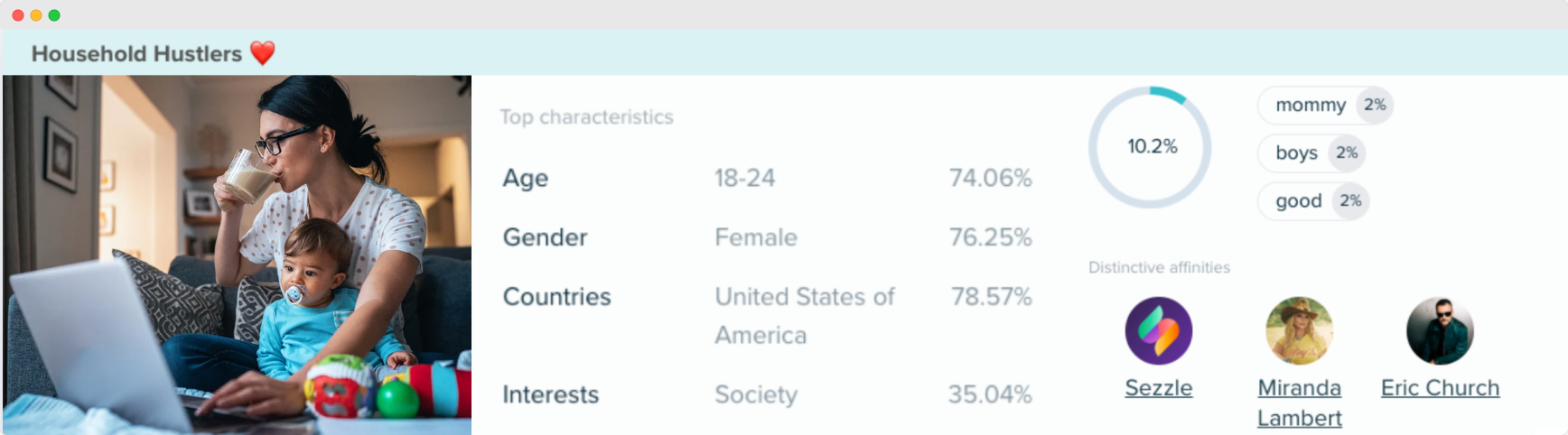 Audiense blog - image - Gen Z BNPL audiences  - Household Hustlers segment
