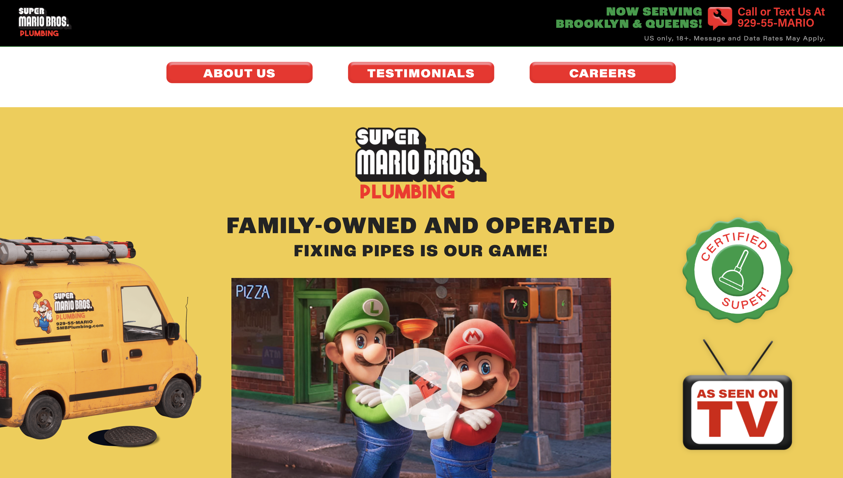 Audiense blog - Super Mario Bros. - minisite